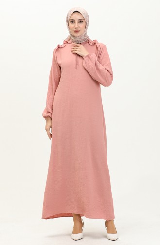 Dusty Rose İslamitische Jurk 0038-01