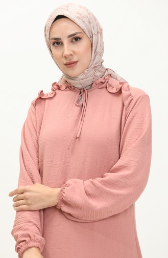 Dusty Rose İslamitische Jurk 0038-01