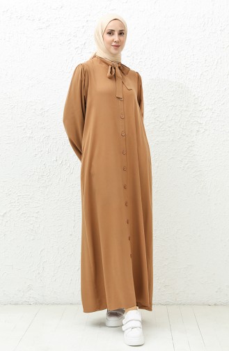 Robe Col Cravate 24Y8860-01 Café au Lait  24Y8860-01