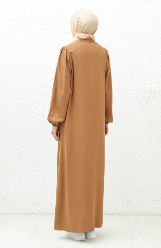 Robe Col Cravate 24Y8860-01 Café au Lait  24Y8860-01