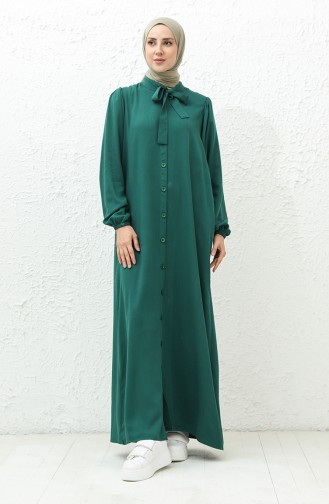 Robe Col Cravate 24Y8860-02 Vert Emeraude  24Y8860-02