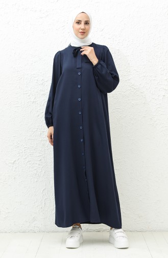Robe Col Cravate 24Y8860-04 Bleu Marine  24Y8860-04