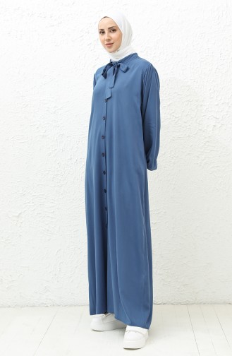 Robe Col Cravate 24Y8860-06 İndigo 24Y8860-06
