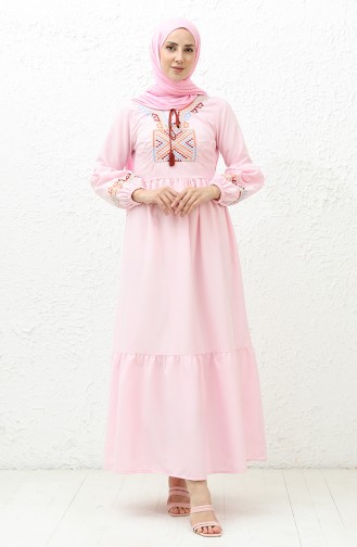 Embroidered Dress 24Y8968-02 Pink 24Y8968-02