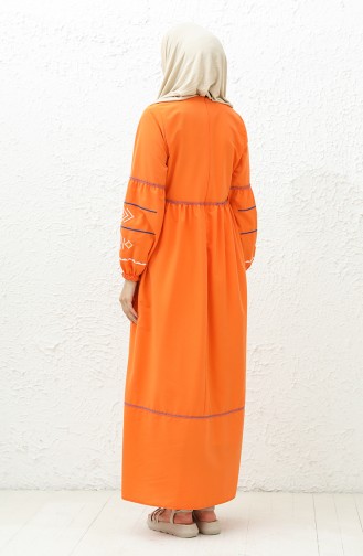 Embroidered Dress 24Y8924-05 Orange 24Y8924-05