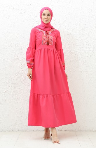 Robe Brodée 24Y8968-05 Fushia 24Y8968-05