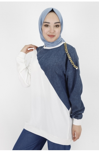 Ecru Sweatshirt 10146-02