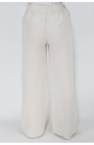 Pantalon Ecru 23104-01