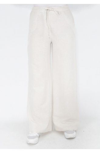 Pantalon Ecru 23104-01