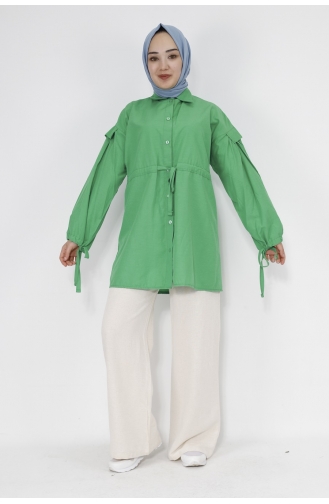 Green Overhemdblouse 71092-02