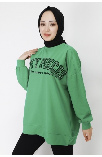 Sweatshirt Vert 23008-02