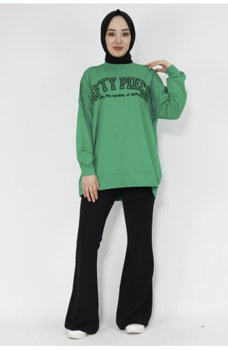 Green Sweatshirt 23008-02