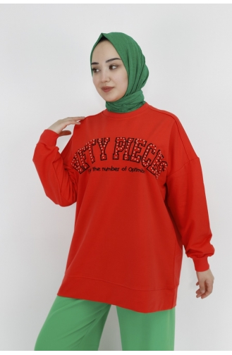 Sweatshirt Orange 23008-04