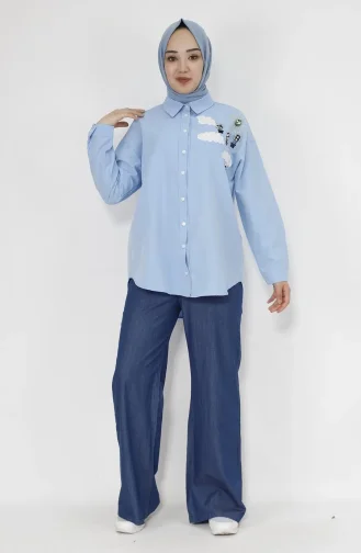 Blau Hemd 23186-02