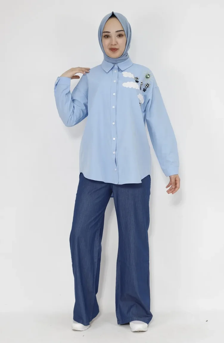Blau Hemd 23186-02