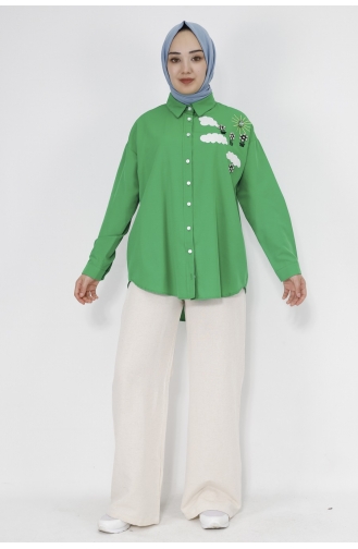 Chemise Vert 23186-04