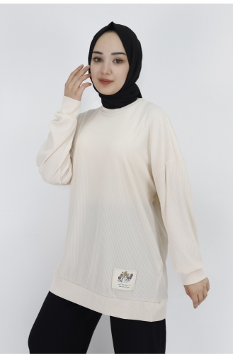 Ecru Sweatshirt 30427-03