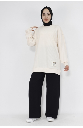 Ecru Sweatshirt 30427-03
