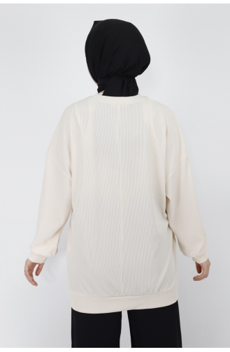 Ecru Sweatshirt 30427-03