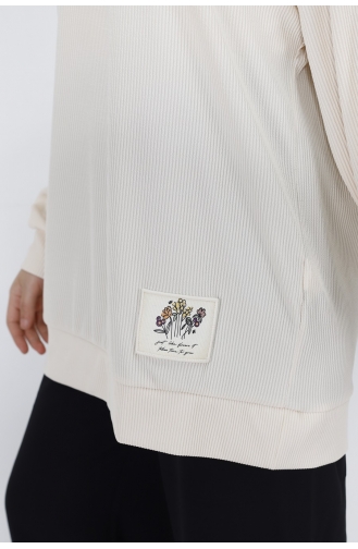 Ecru Sweatshirt 30427-03