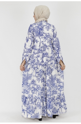 Robe Hijab Blue roi 71096-01
