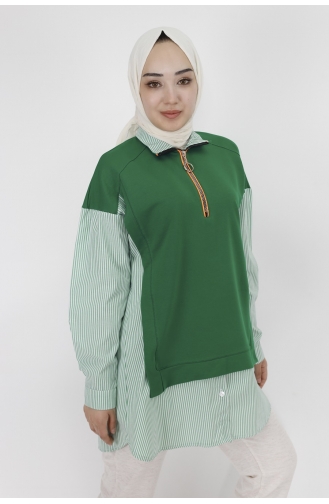 Sweatshirt Vert 71085-02