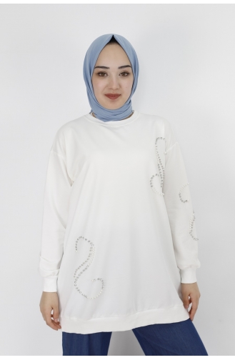 Sweatshirt Ecru 2081-02