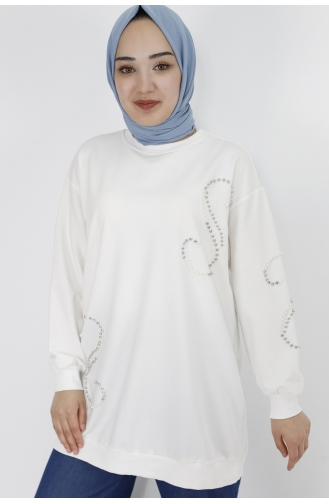 Sweatshirt Ecru 2081-02