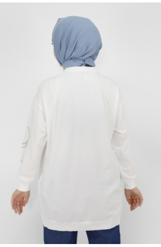 Sweatshirt Ecru 2081-02