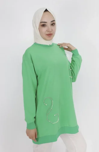 Sweatshirt Vert 2081-03