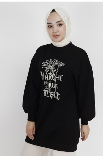 Sweatshirt Noir 71105-03