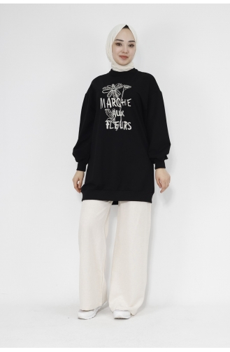 Sweatshirt Noir 71105-03