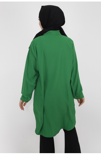 Green Overhemdblouse 10201-02