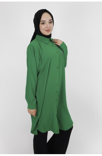 قميص أخضر حشيشي 10201-02