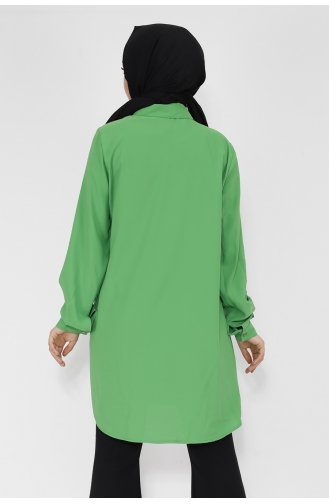 Green Overhemdblouse 10268-03