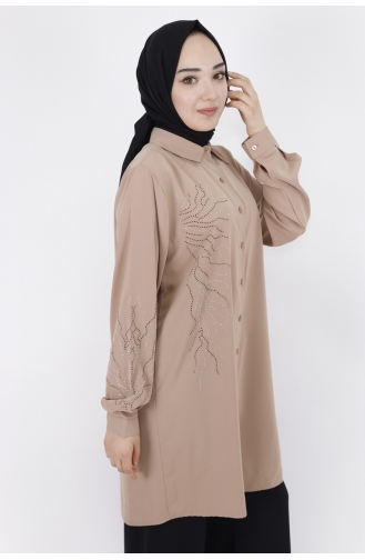 Stone Overhemdblouse 10268-04