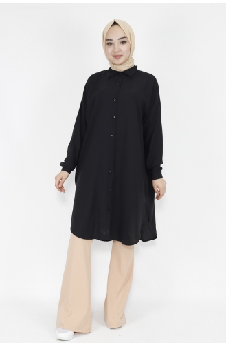 Black Overhemdblouse 10105-04