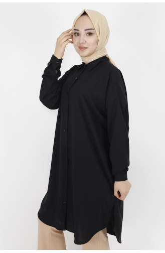 Black Overhemdblouse 10105-04