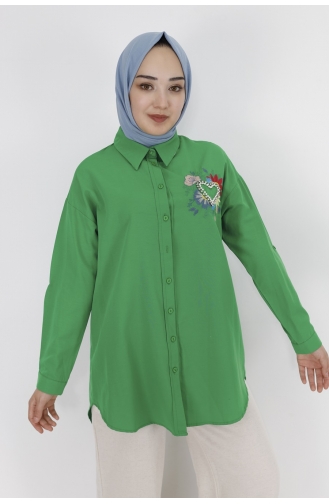 Green Overhemdblouse 23173-02