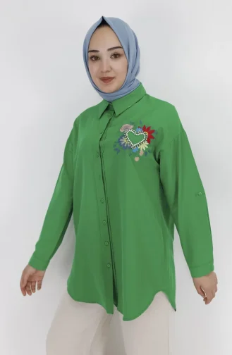 Chemise Vert 23173-02