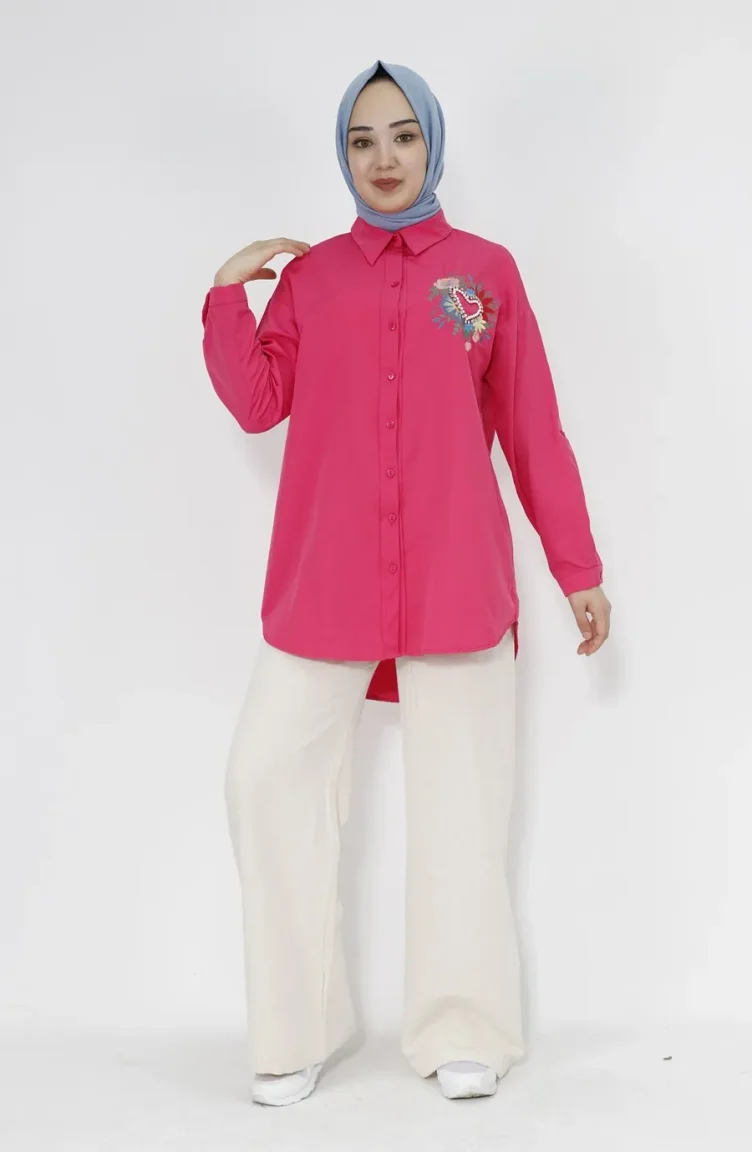 Chemise Fushia 23173-04