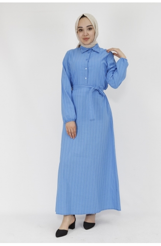 Robe Hijab Bleu 71097-01