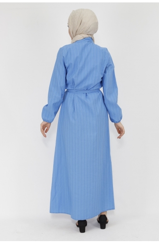 Robe Hijab Bleu 71097-01