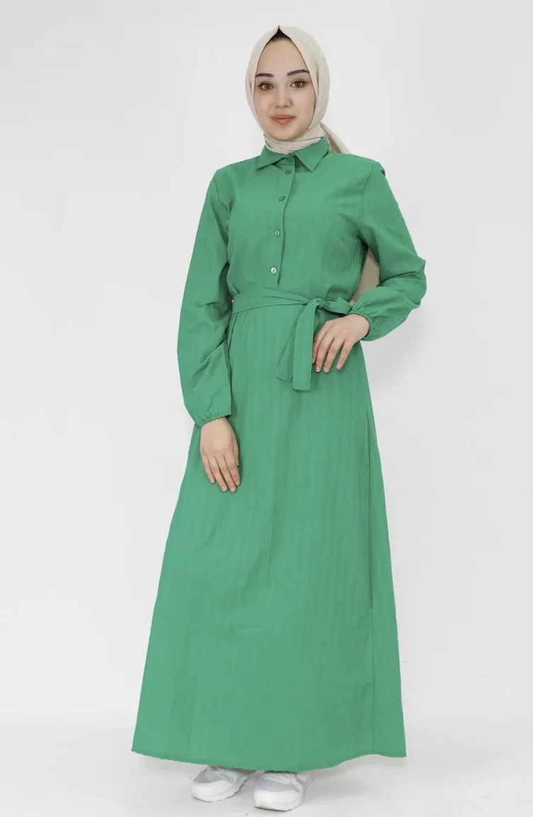 Robe Hijab Vert 71097-02