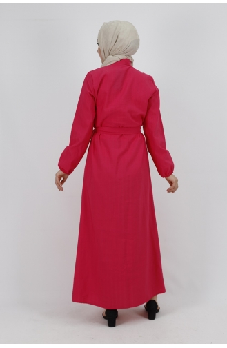 Fuchsia Hijab Dress 71097-03