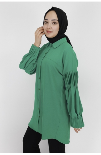 Green Overhemdblouse 10041-01