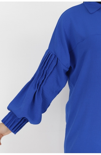 Saxon blue Overhemdblouse 10041-02