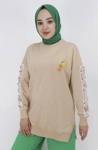 Sweatshirt Beige 23009-01