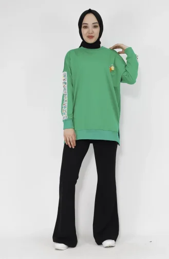 Green Sweatshirt 23009-02