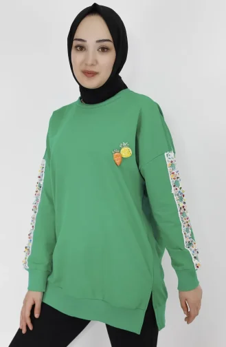 Green Sweatshirt 23009-02